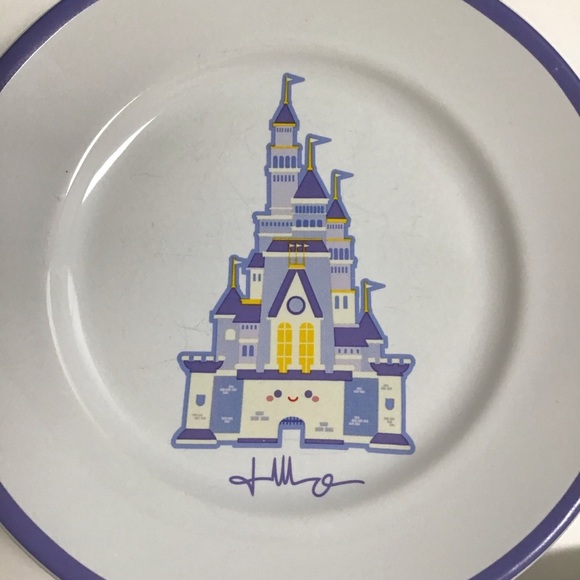 Disney Jerrod Mayurama Dessert Plates SET OF 3 Cinderella Castle Dumbo Jose’ 7” - Picture 6 of 15